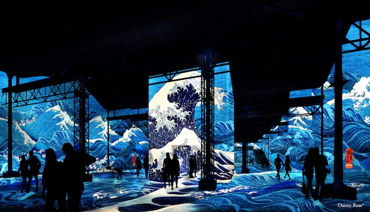 VincentVanGogh 10 exposicion postimpresionismo instalacion AtelierDesLumieres StarryNight