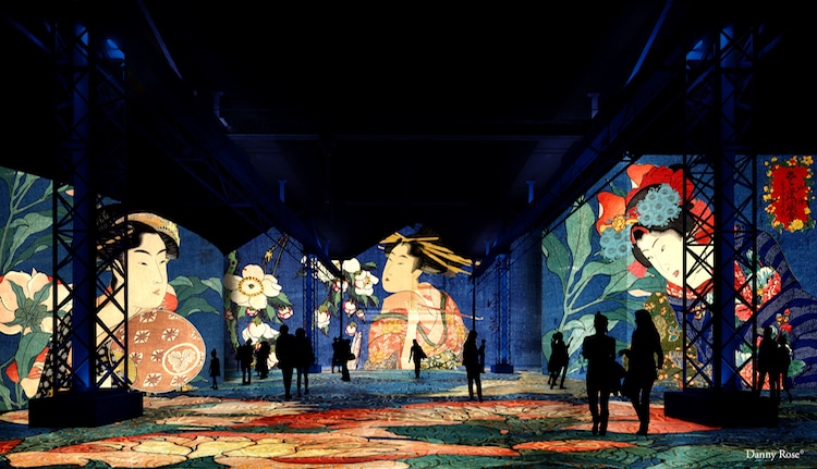 VincentVanGogh 11 exposicion postimpresionismo instalacion AtelierDesLumieres StarryNight