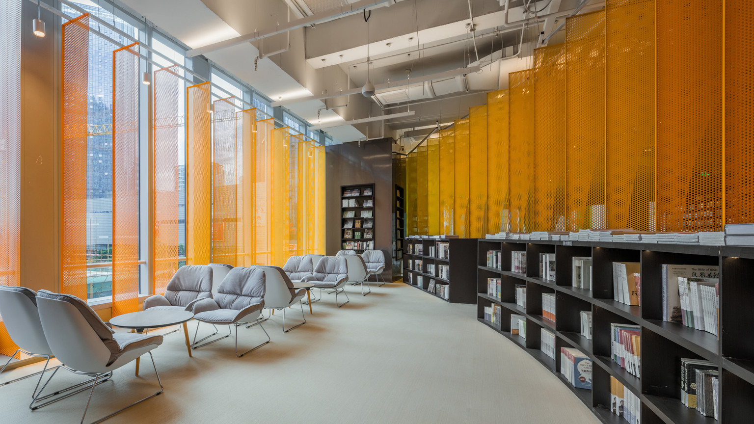 XanaduOfRainbows 7 disenodeinteriores arquitectura color WUtopiaLab China librería instalaciones