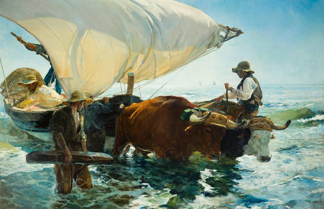 Joaquin Sorolla. 'Llegada de la pesca'