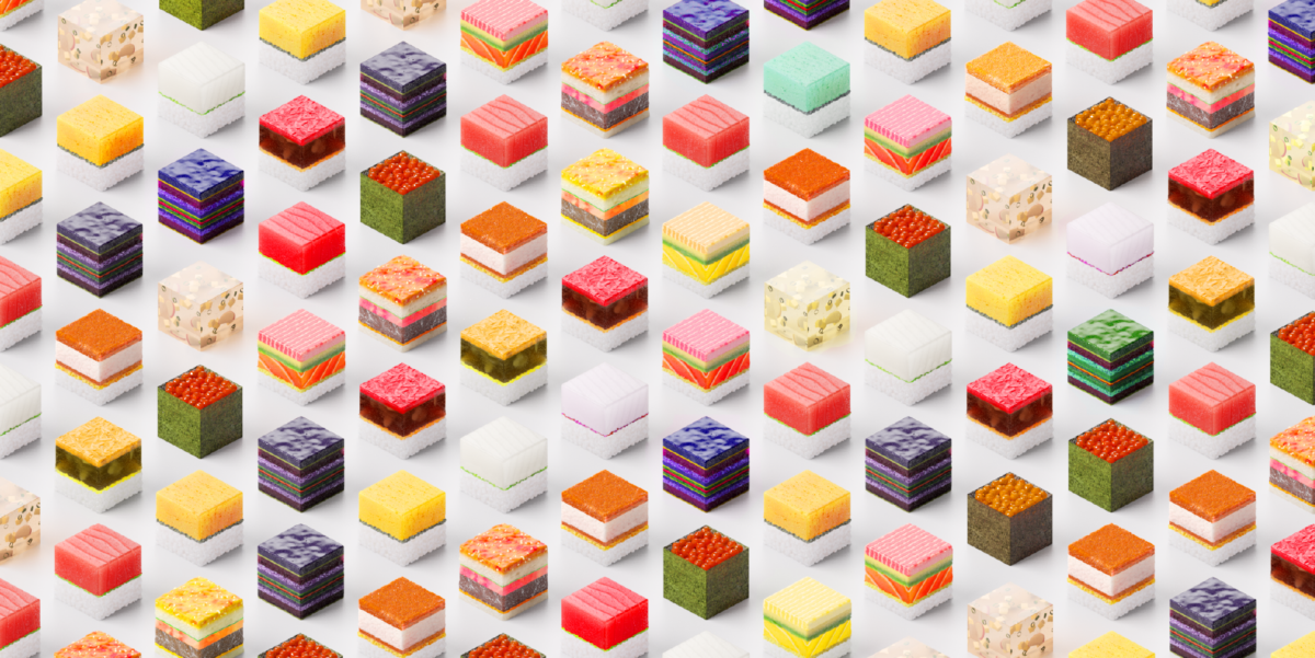 sushi 3d open meals
