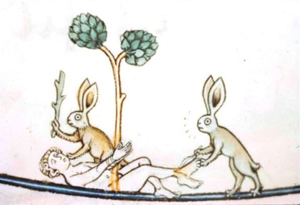 Los conejos malignos y asesinos de los manuscritos medievales
