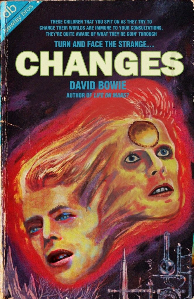 David Bowie 7 Todd Alcott comic vintage musica diseño ilustracion cultura pop