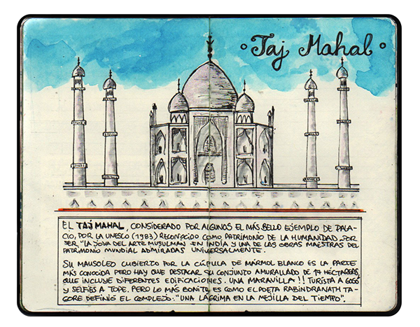 DilToro 5 Santi Fernadez sketchbook India ilustracion literatura dibujo