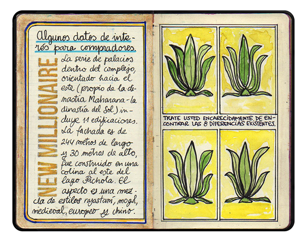 DilToro 9 Santi Fernadez sketchbook India ilustracion literatura dibujo