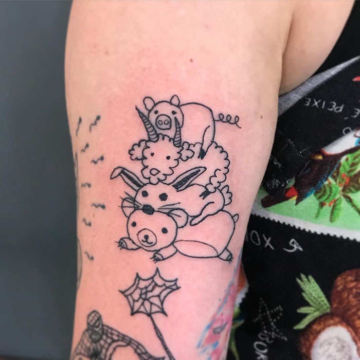 Helen Fernandes 7 Malfeitona Instagram tatuajes tatto estilo de vida ilustracion humor