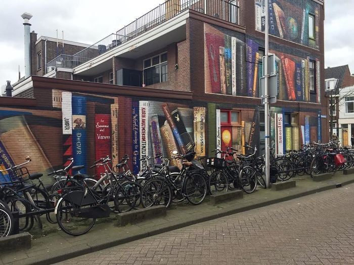Jan Is de Man 1 Deef Feed street art intervenciones urbanas libros biblioteca 3D mural