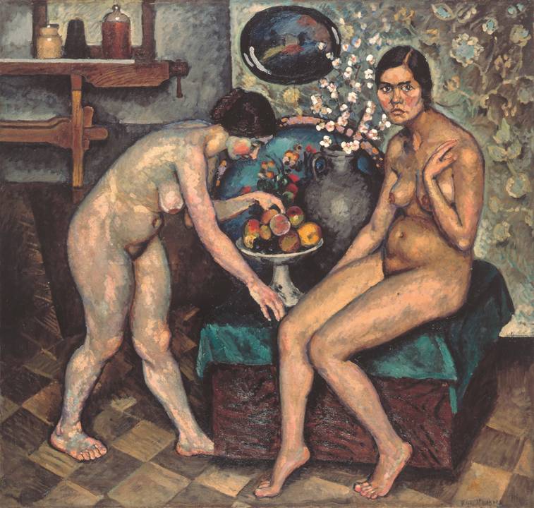 Modelos en el estudio de Iliá Mashkov