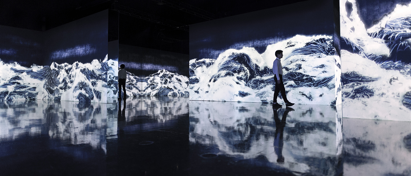 TeamLab 1 Espacio Fundacion telefonica exposicion arte digital arte inmersivo zen