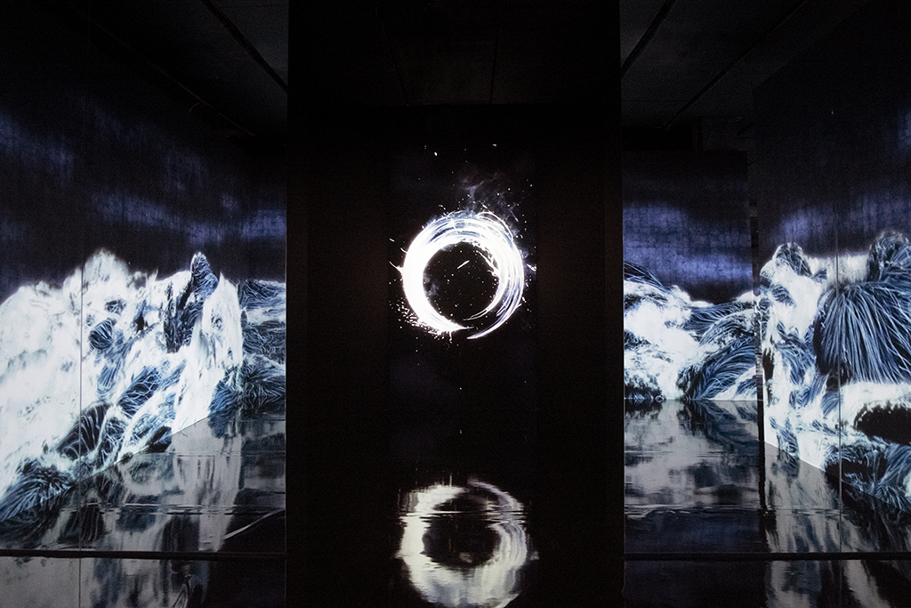 TeamLab 6 Espacio Fundacion telefonica exposicion arte digital arte inmersivo zen
