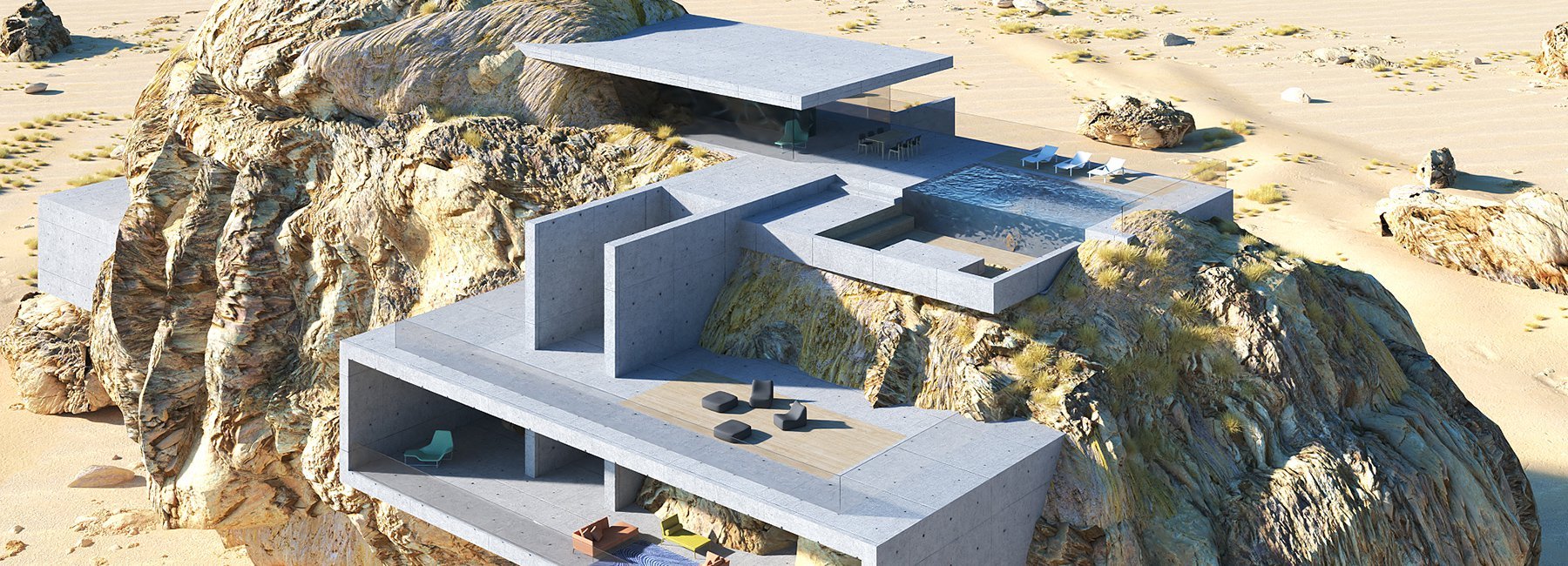 Amey Kandalgaonkar House Inside a rock, Casa dentro de una roca, arquitectura vanguardista diseño