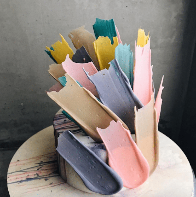 Brushstroke 1 Kalabasa reposteria gastronomia art food tendencia