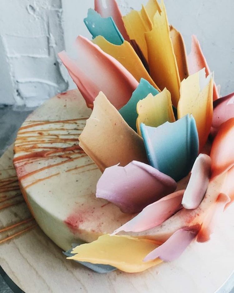 Brushstroke 2 Kalabasa reposteria gastronomia art food tendencia