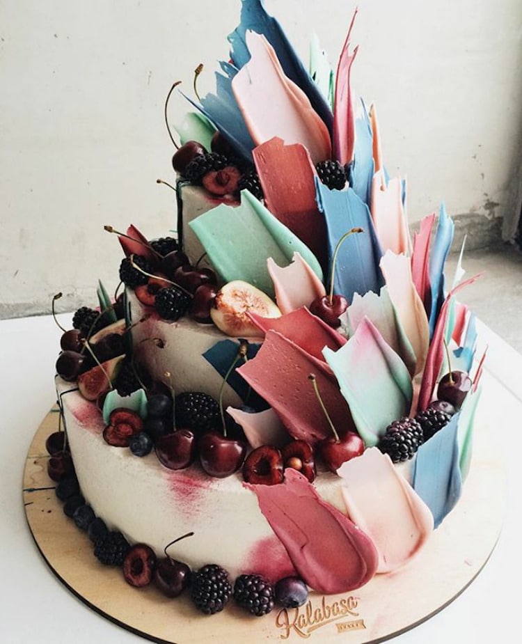 Brushstroke 8 Kalabasa reposteria gastronomia art food tendencia