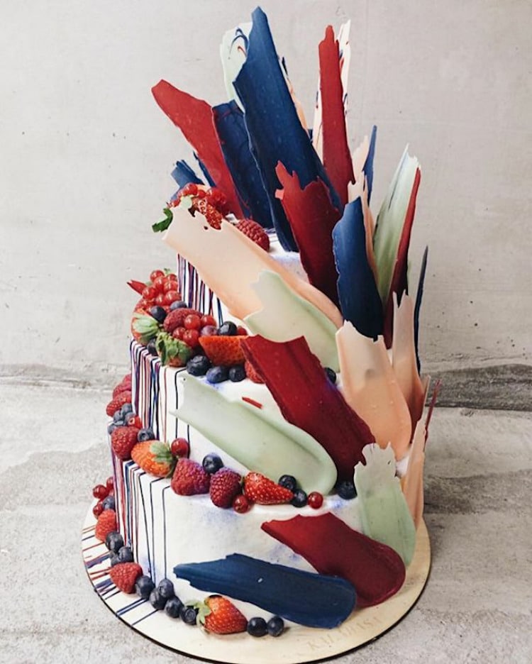 Brushstroke 9 Kalabasa reposteria gastronomia art food tendencia