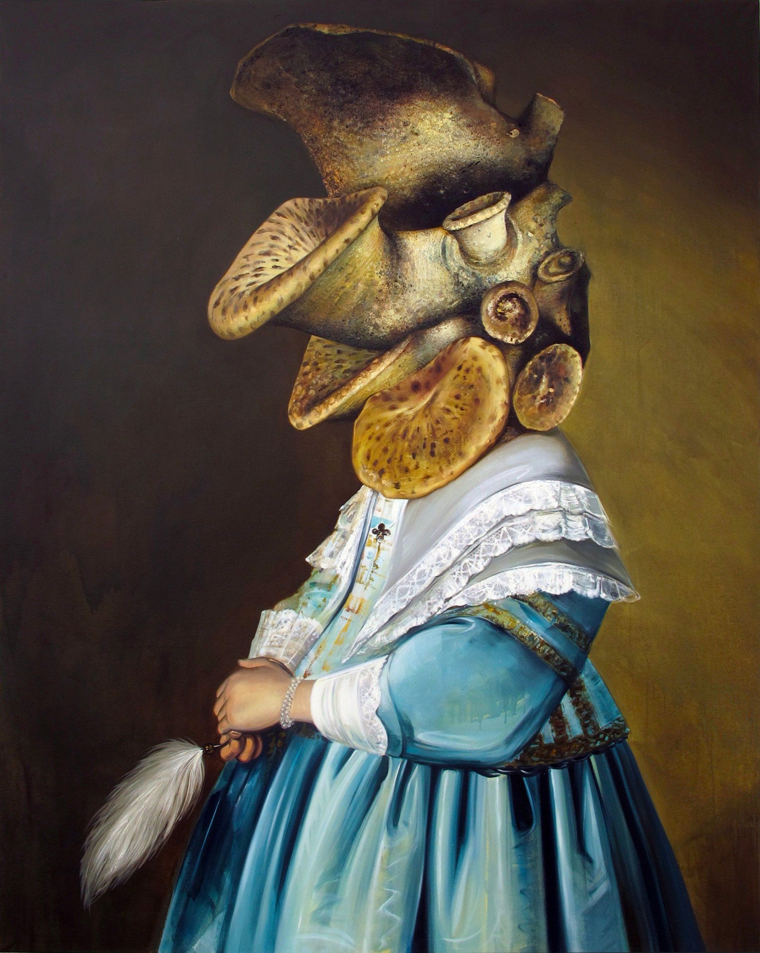 Ewa Juszkiewicz 7 retrato abstracto pintura clasica arte contemporaneo