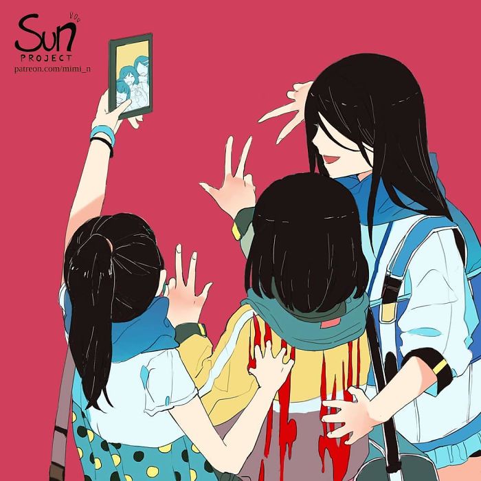 Mimi N 1 ilustracion psicoogia sociedad redes sociales Instagram