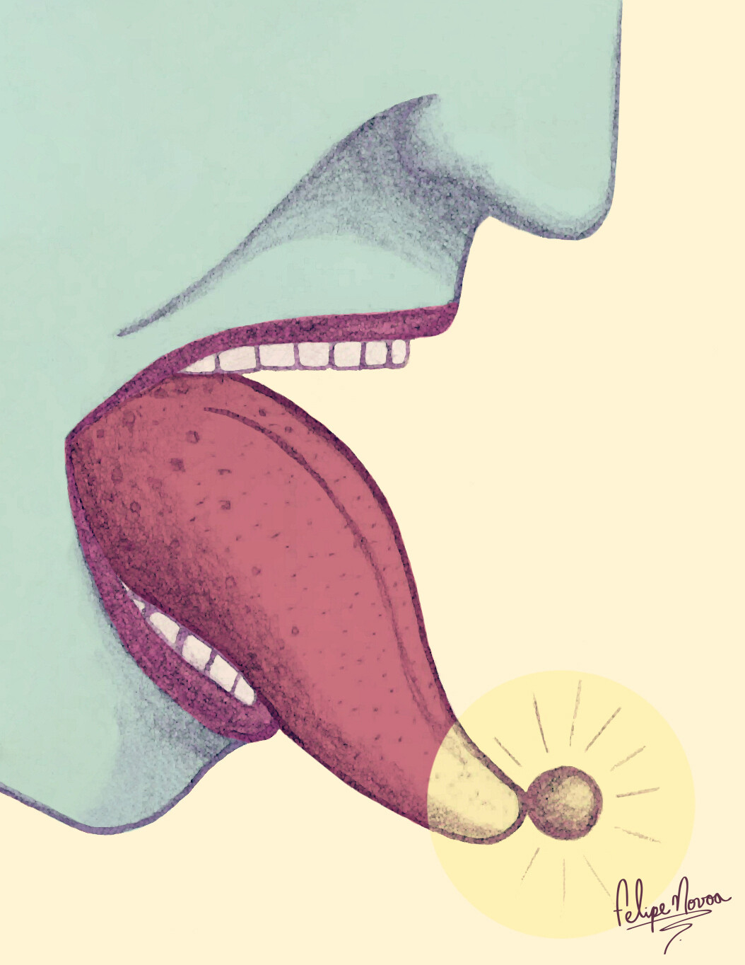 fernando novoa ilustracion cunnilingus
