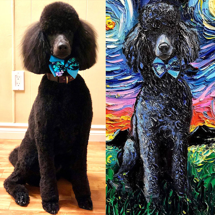 Aja Trier 10 postimpresionismo Vincent Van Gogh perros pintura