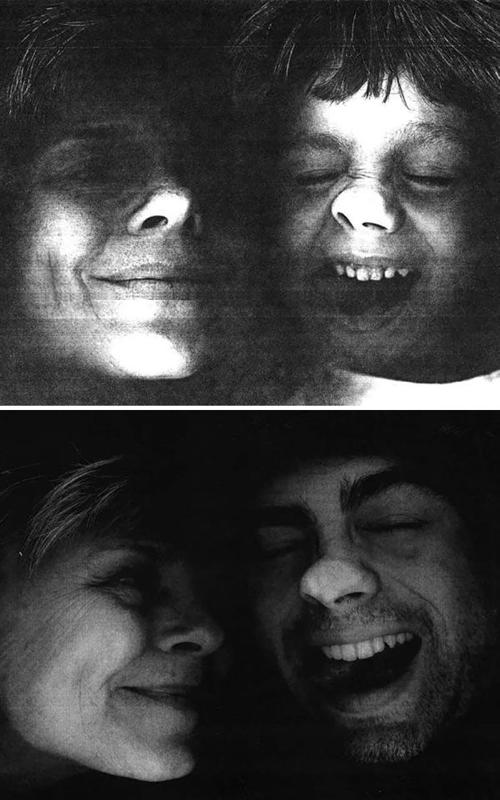 Familia antes y despues 7 fotografia retro humor emocional experimento fotografico