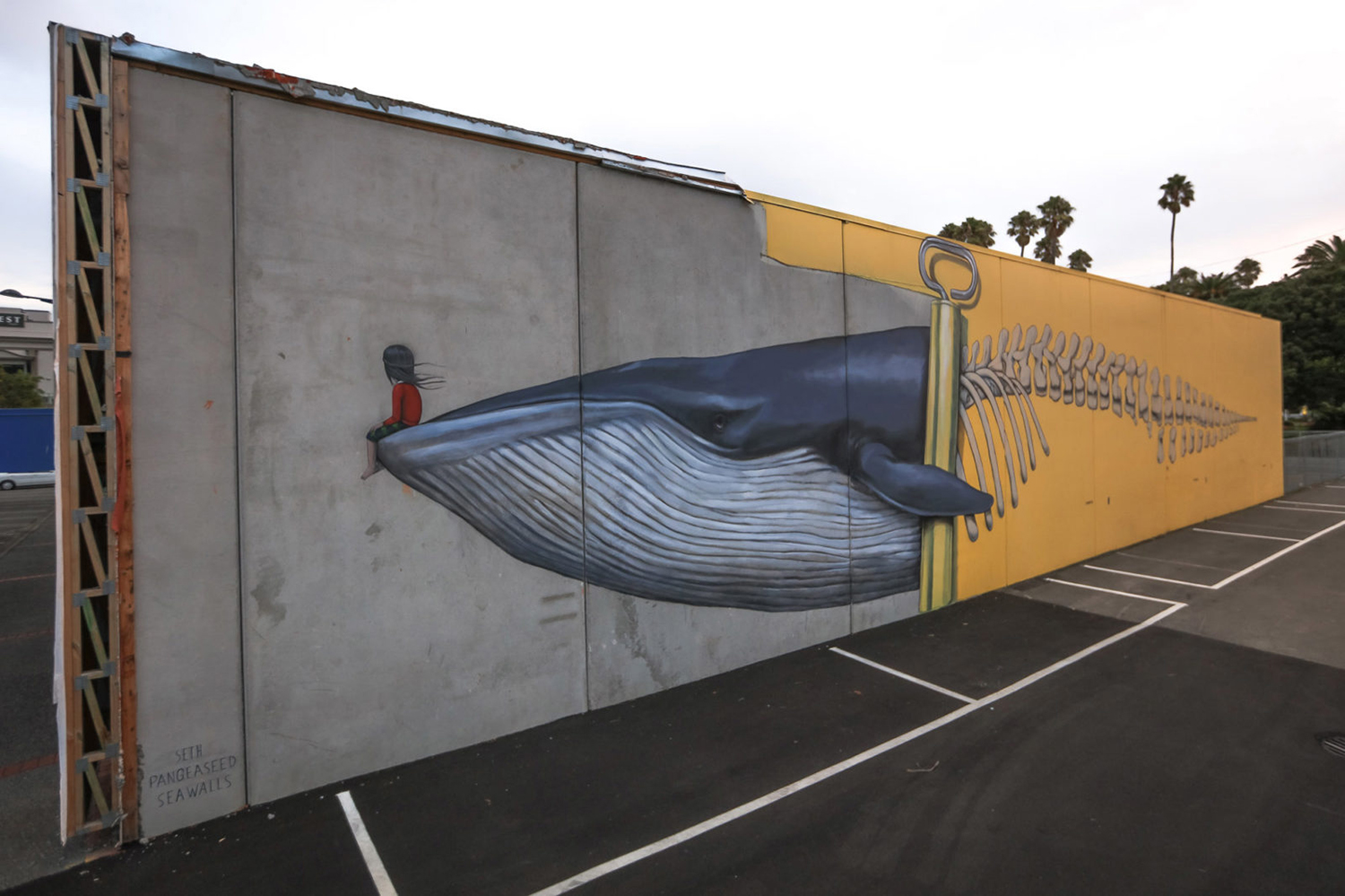 Fundacion PangeaSeed 4 mural arte urbano planeta oceano concienciacion Sea Walls