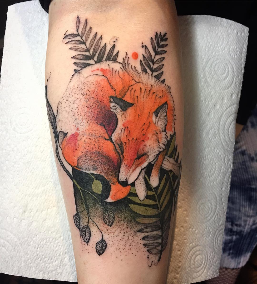 Joanna Swirska 11 tatto tatuajes tendencia acuarela animales
