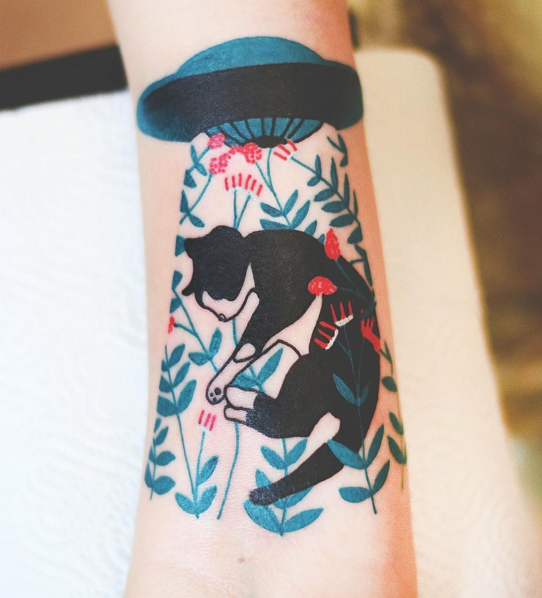 Joanna Swirska 1 tatto tatuajes tendencia acuarela animales