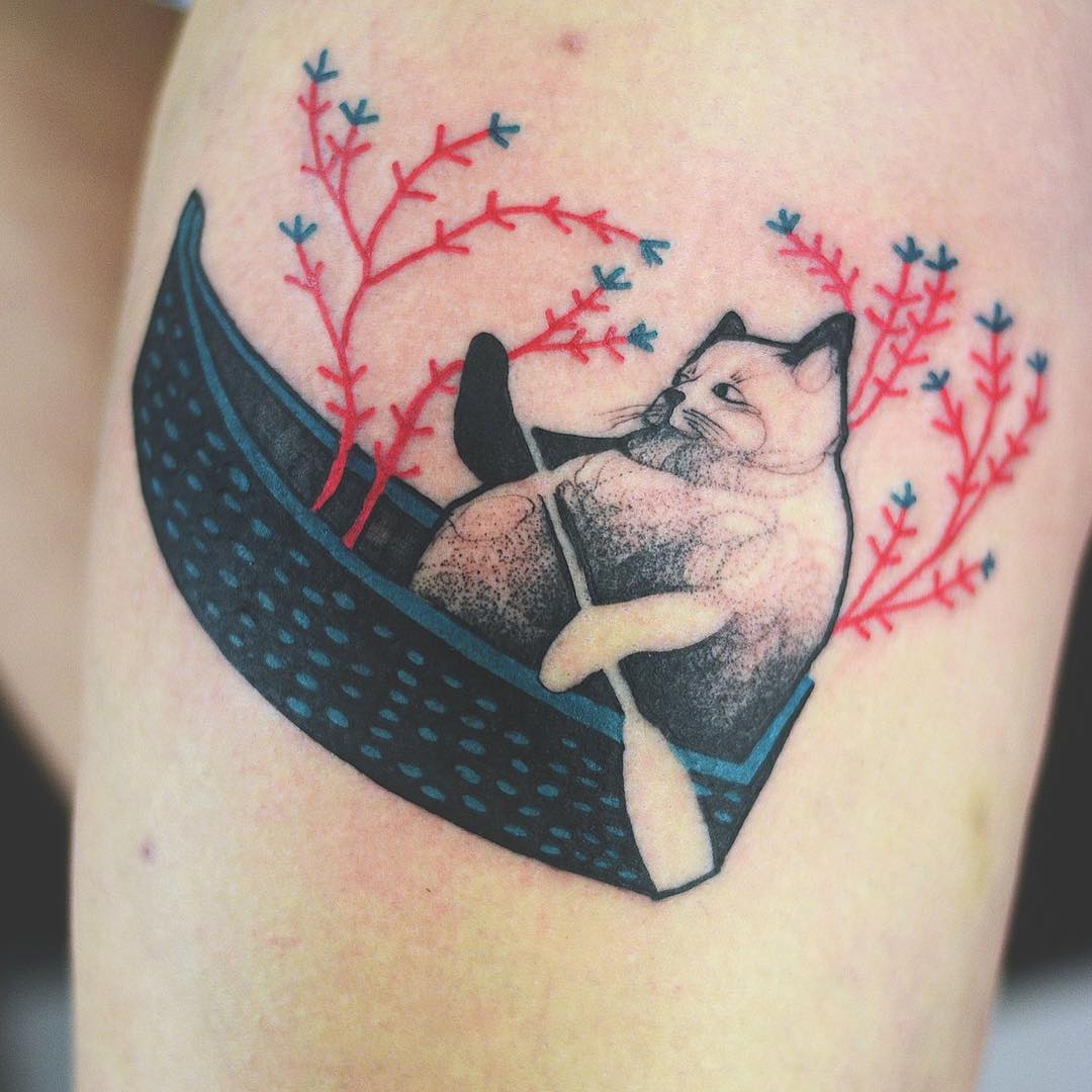 Joanna Swirska 5 tatto tatuajes tendencia acuarela animales