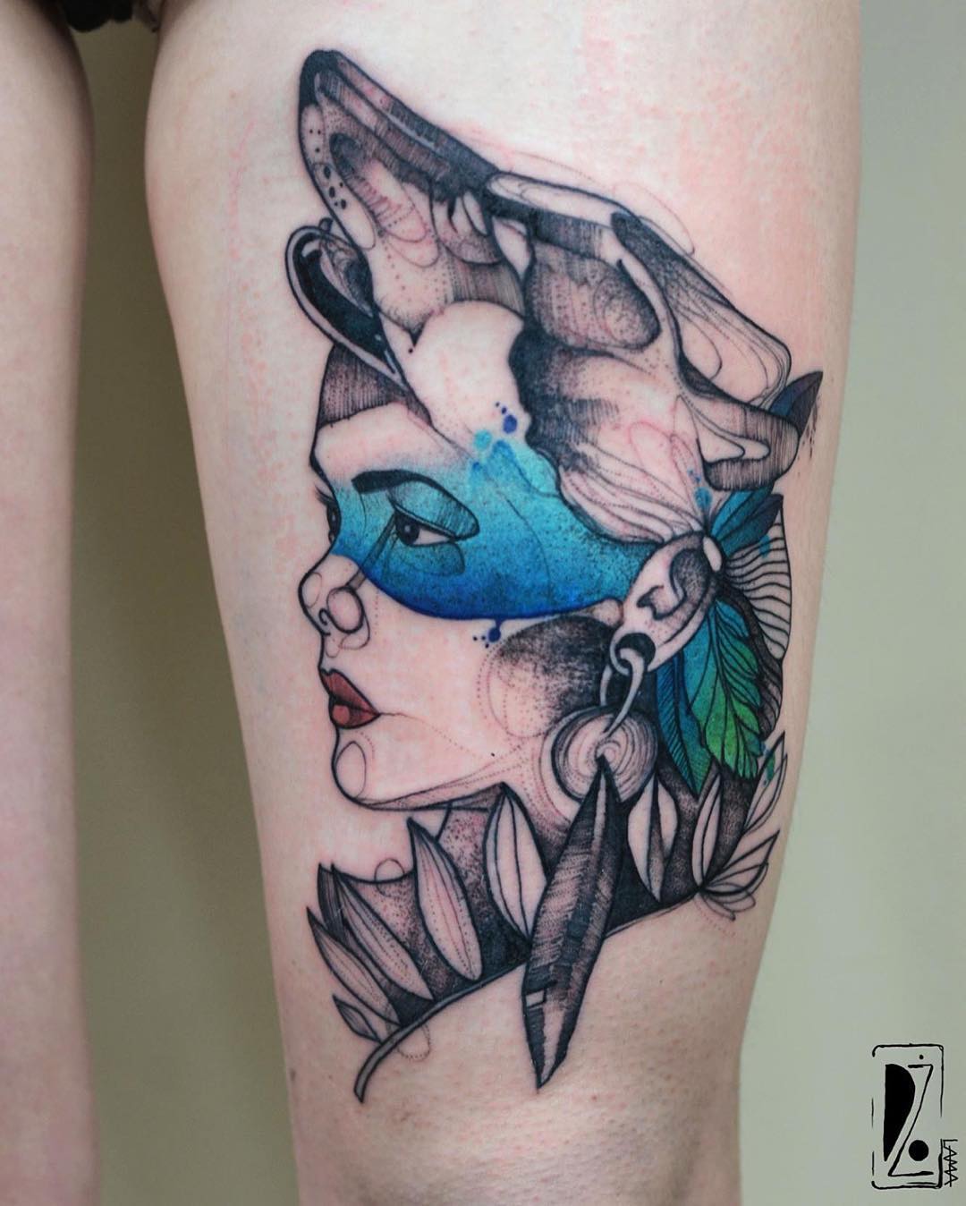 Joanna Swirska 8 tatto tatuajes tendencia acuarela animales