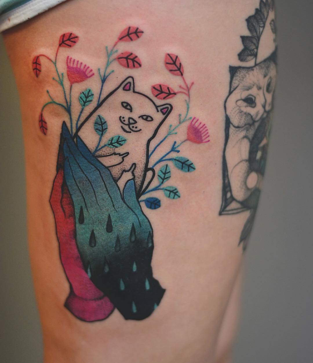Joanna Swirska 9 tatto tatuajes tendencia acuarela animales