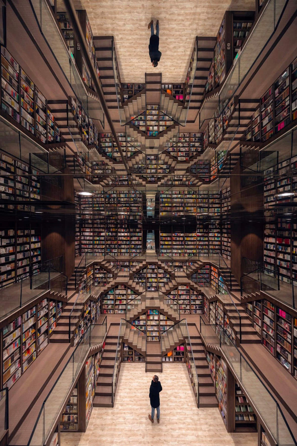 Zhongshuge 1 diseno de interiores arquitectura vanguardismo libreria libros cine X Living