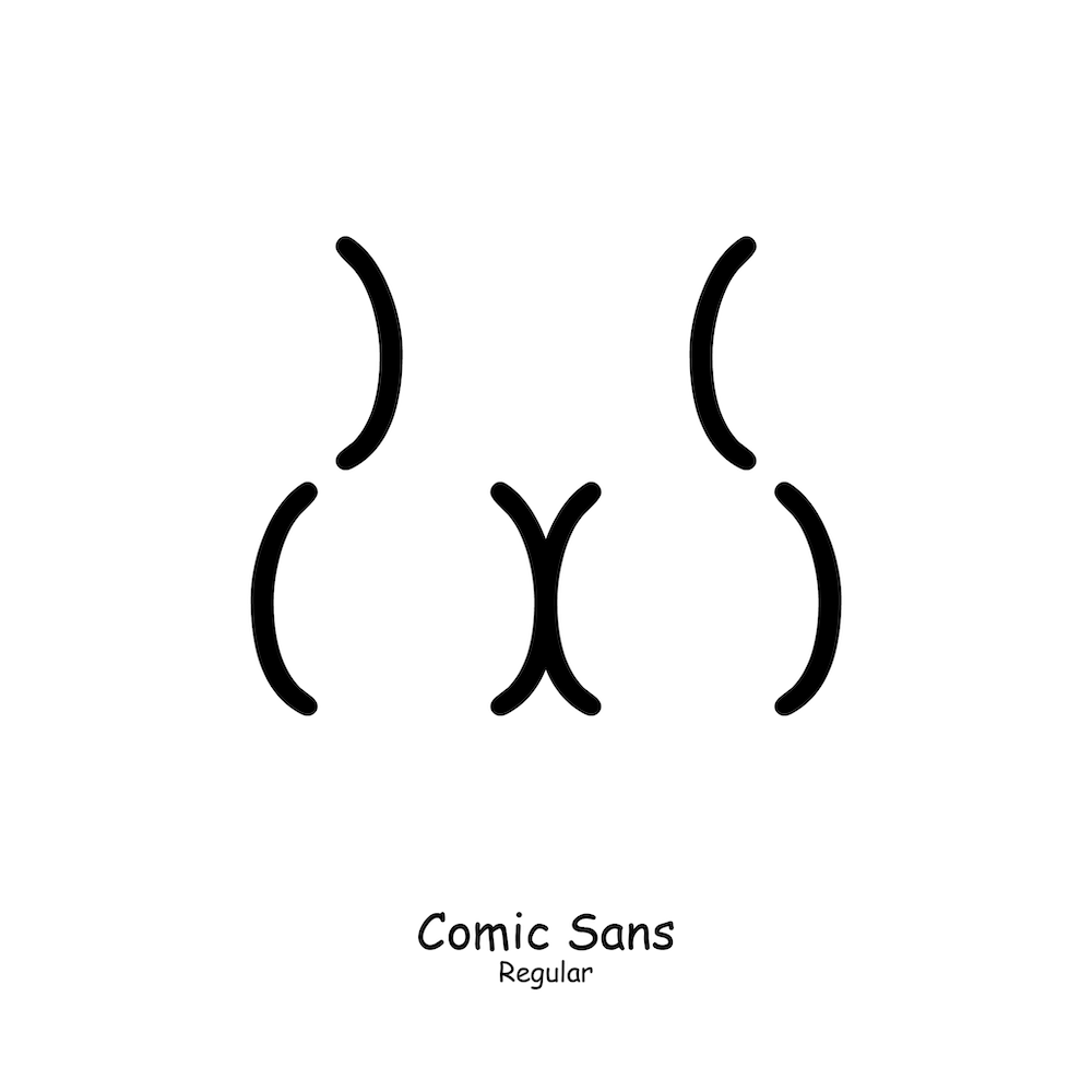 designer graphique typographie fesses 3