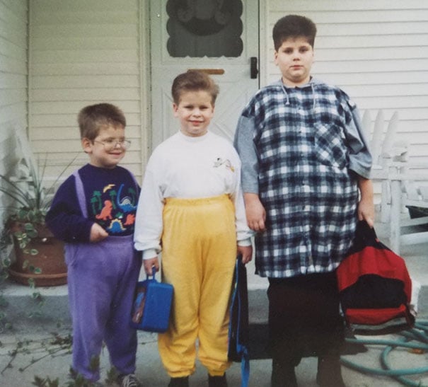 funny embarrassing childhood photos kids looking older 2 5cf657f983633 605