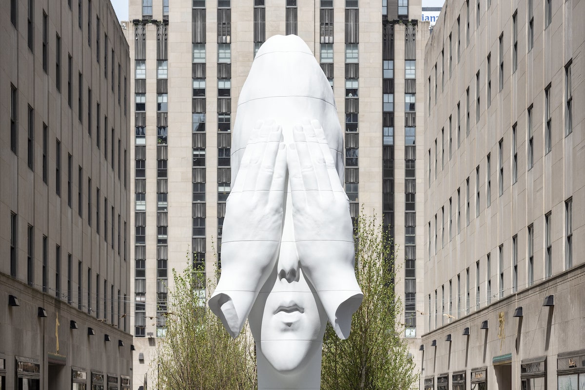 jaume plensa rockefeller center frieze new york 3