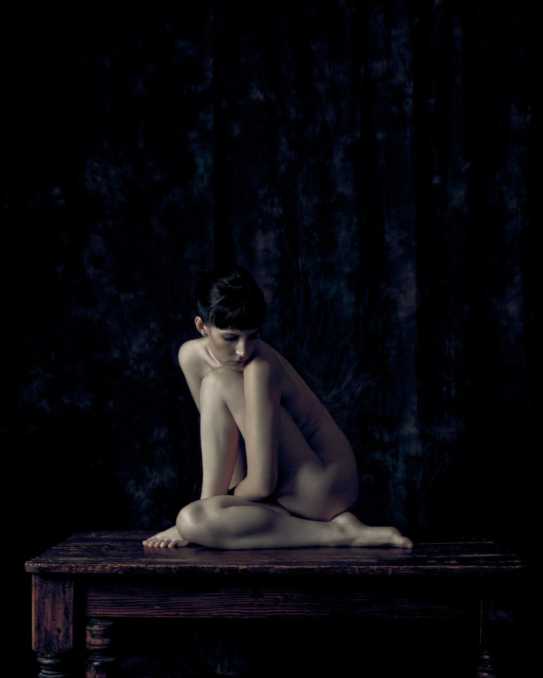 nude study by james hall