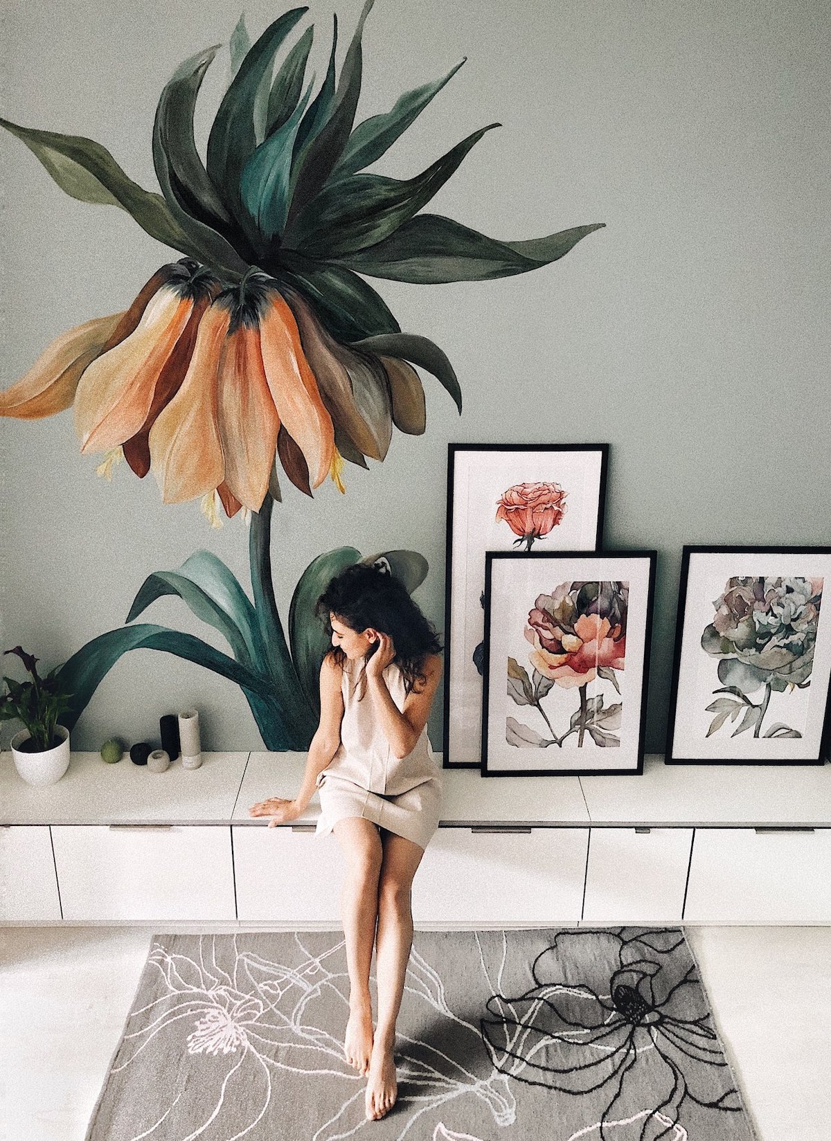 Lilit Sargsyan mural flores 5