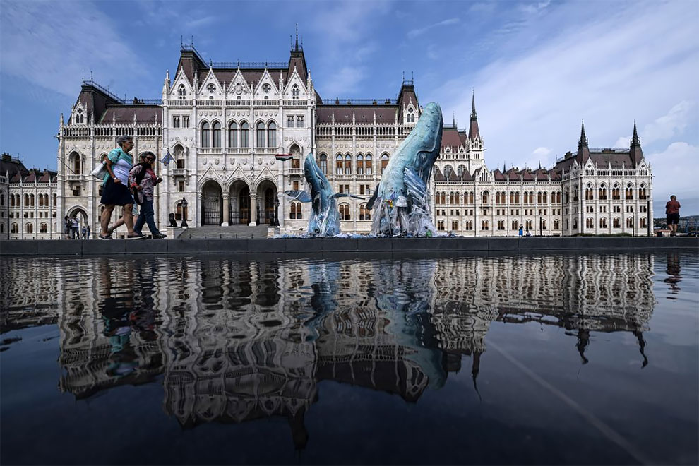 ballena plástico budapest 2