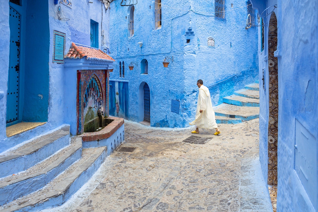 Calle Chefchaouen, Marruecos
