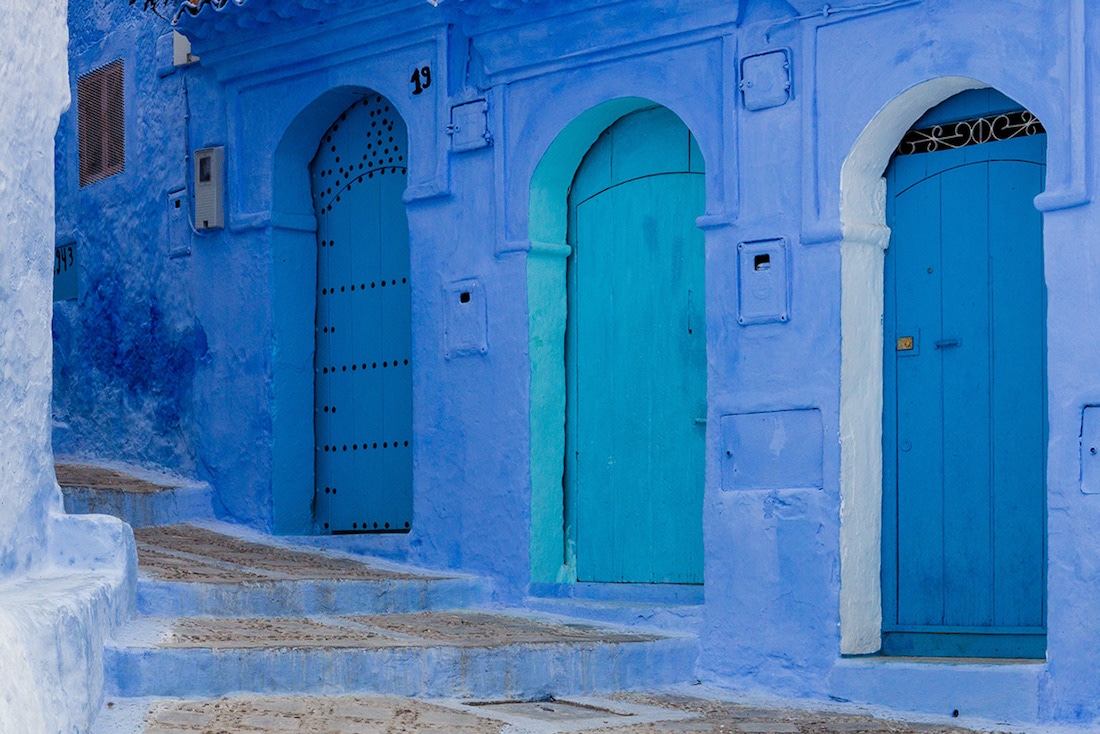 Calle Chefchaouen, Marruecos