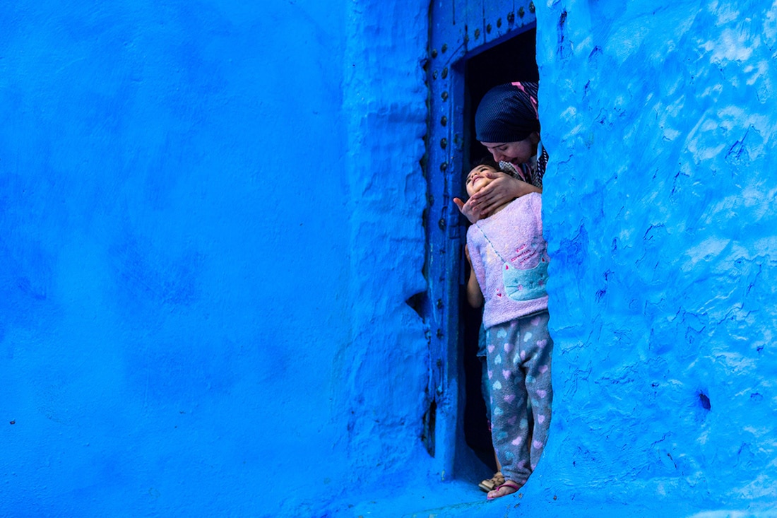 Calle Chefchaouen, Marruecos