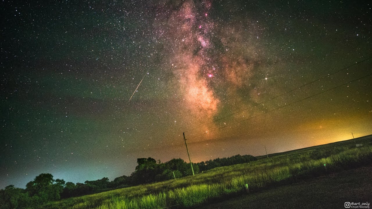 Aryeh Nirenberg 1 time lapse galaxia arte visual cosmos Via Lactea
