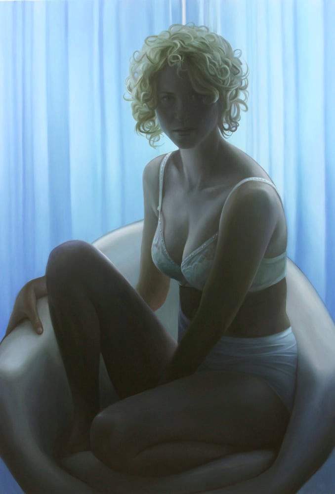 Laura Krifka pintura erotica The Game Of Patience