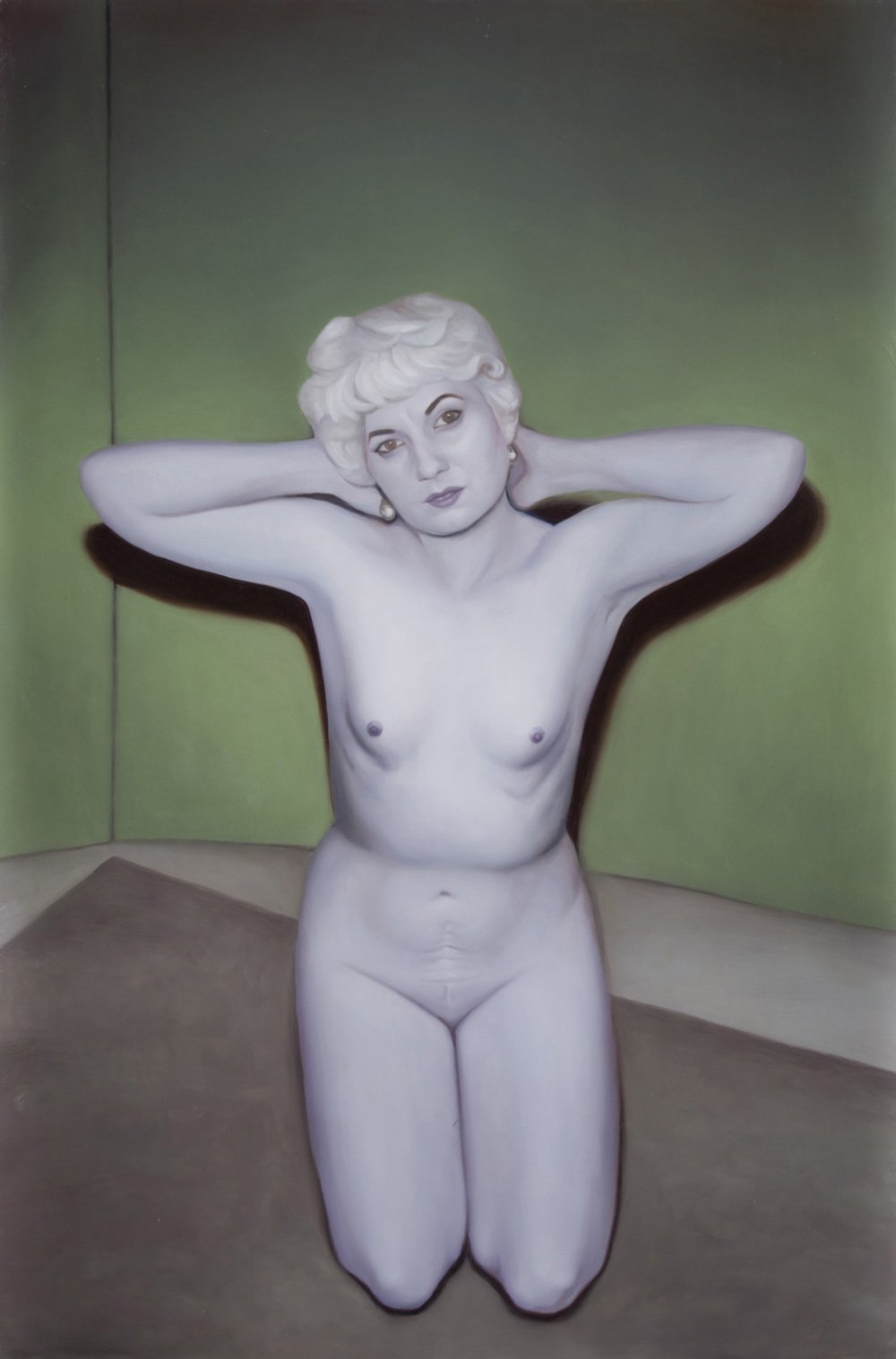 Laura Krifka pintura erotica The Game Of Patience