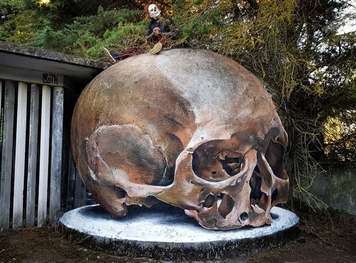 Odeith 6 graffiti intervenciones urbanas arte urbano 3D efecto optico