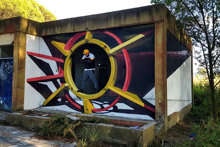 Odeith 8 graffiti intervenciones urbanas arte urbano 3D efecto optico