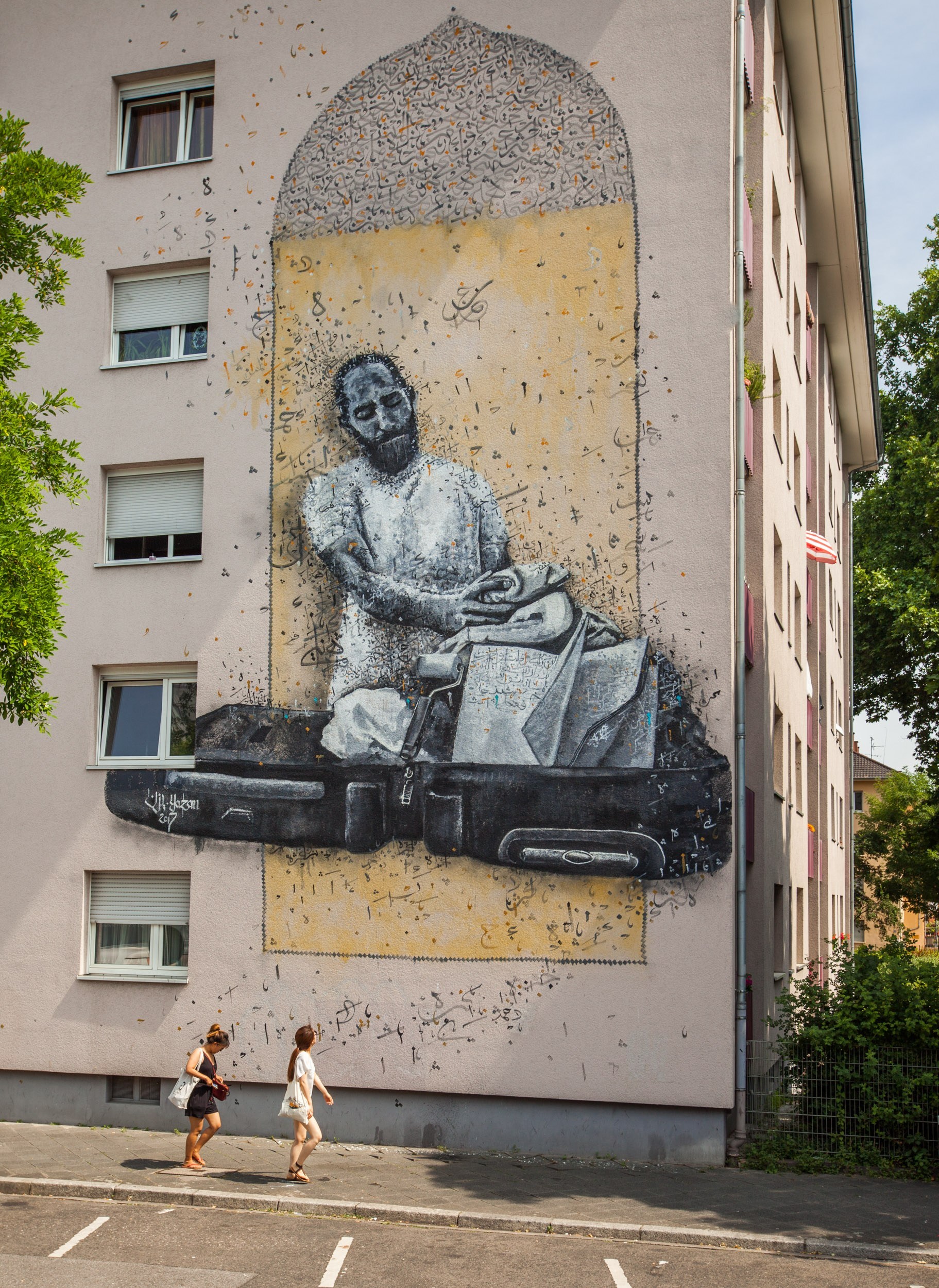 Stadt Wand Kunst 13 Mannheim arte urbano intervenciones urbanas arquitectura
