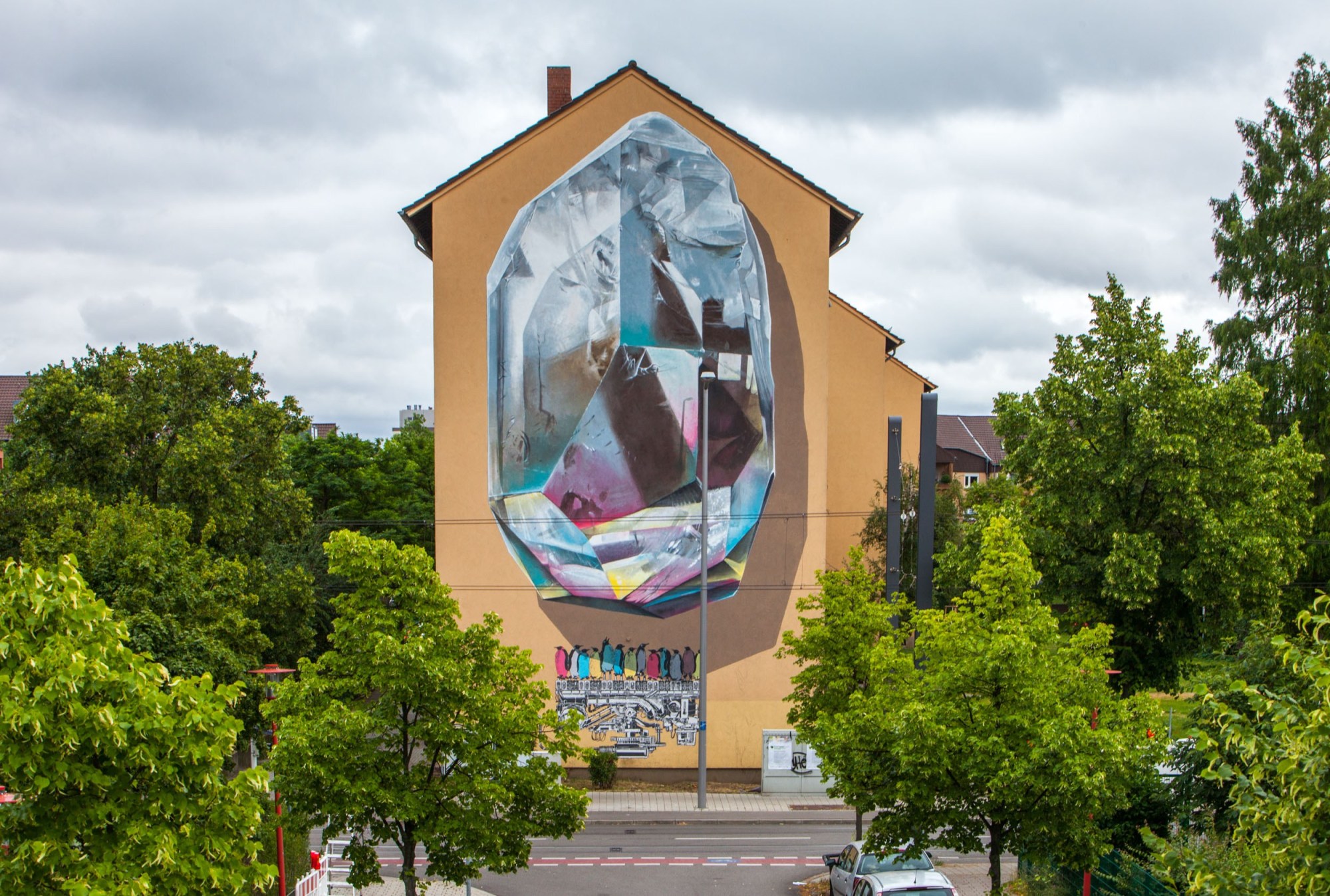 Stadt Wand Kunst 14 Mannheim arte urbano intervenciones urbanas arquitectura
