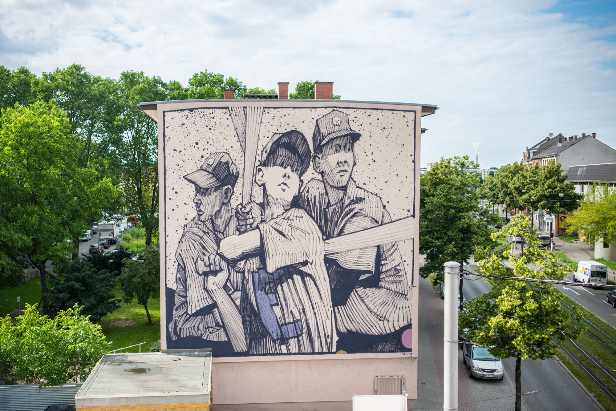Stadt Wand Kunst 17 Mannheim arte urbano intervenciones urbanas arquitectura