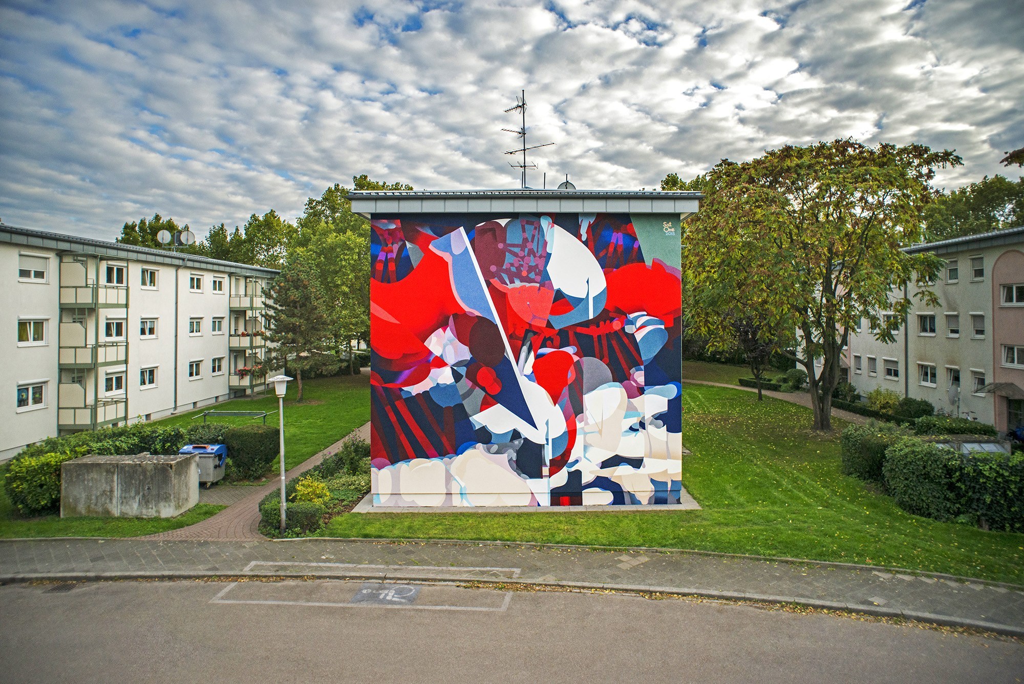 Stadt Wand Kunst 18 Mannheim arte urbano intervenciones urbanas arquitectura