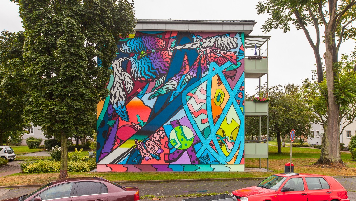 Stadt Wand Kunst 20 Mannheim arte urbano intervenciones urbanas arquitectura